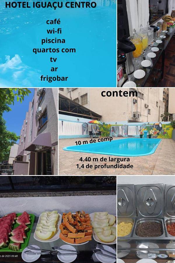 Casas e apartamentos de temporada para 2 pessoas, com balcão e piscina e ainda vista na Foz do Iguaçu
