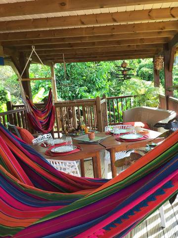 Cottage pour 4 personnes, avec balcon à Sainte-Rose