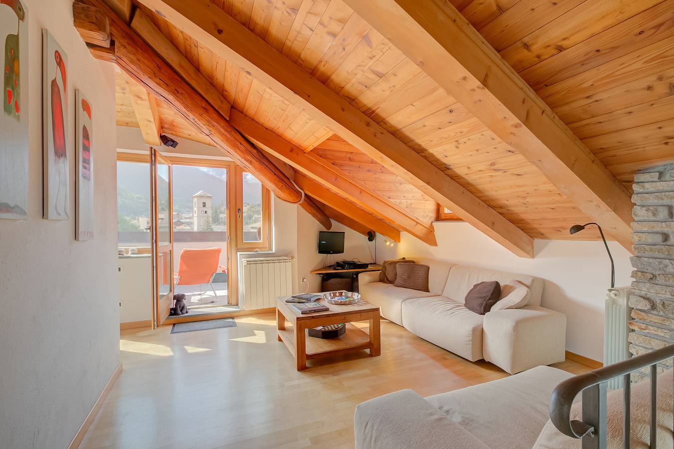 Ganze Wohnung, Sunny Penthouse in Oulx, Via Lattea