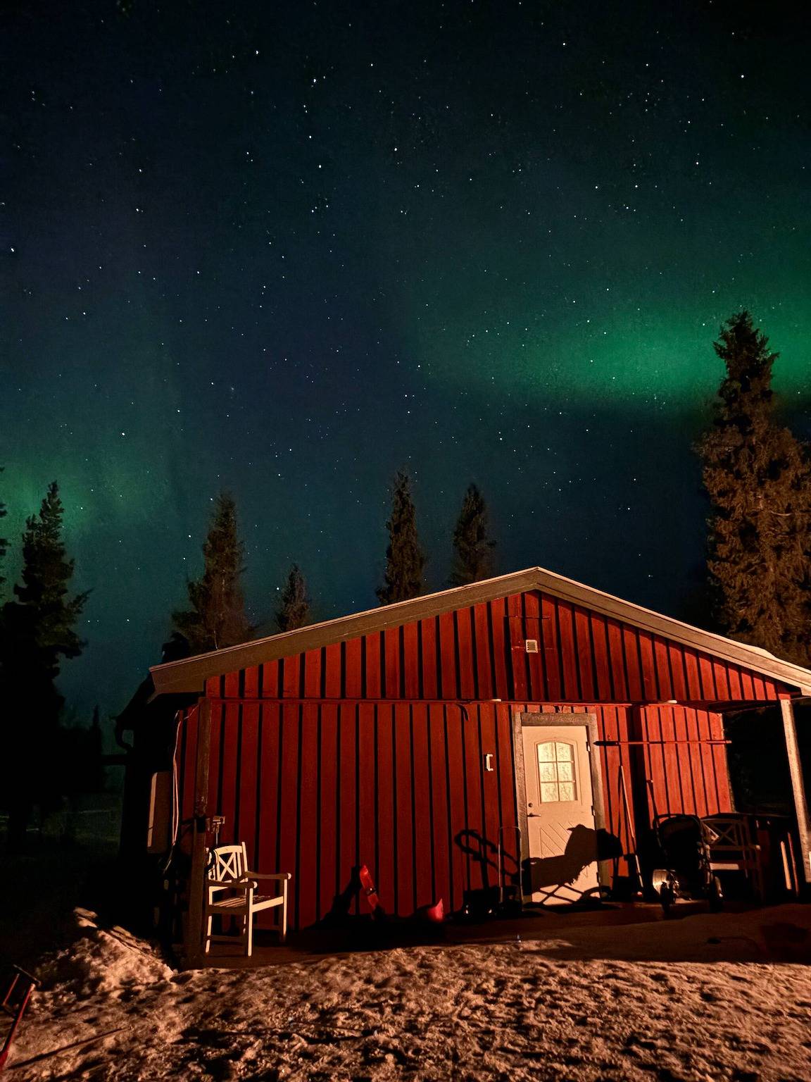 Camp Caroli Familienhaus in Kiruna, Lappland (Schweden)