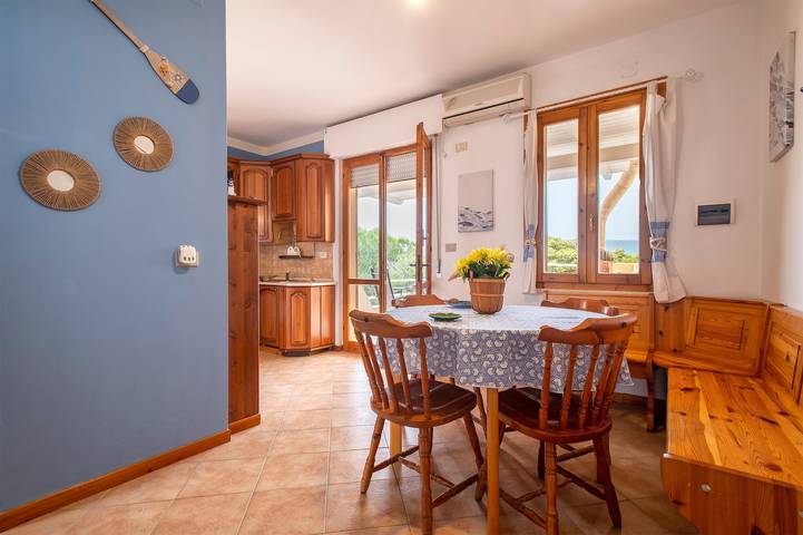 Casa vacanze 'Casa In Residence Villa Marina' con vista mare, piscina condivisa e terrazza privata in Spiaggia III Pettine, Sorso