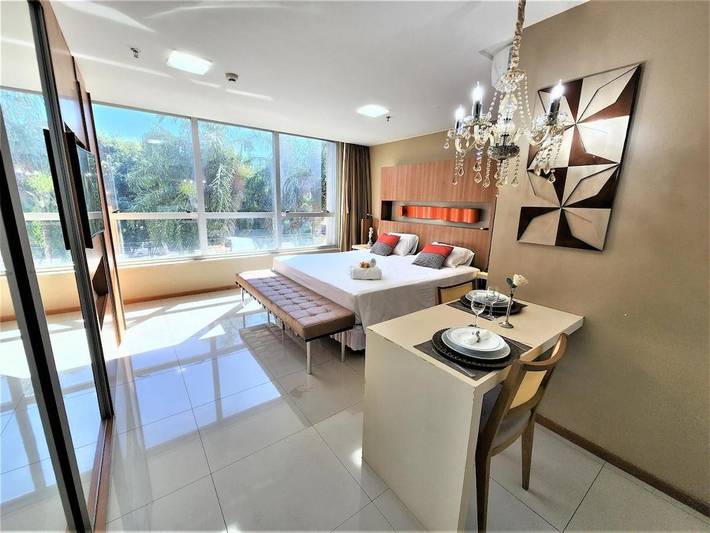 Apartmenthotel für 2 Personen, mit Garten und Balkon sowie Pool und Sauna - 1