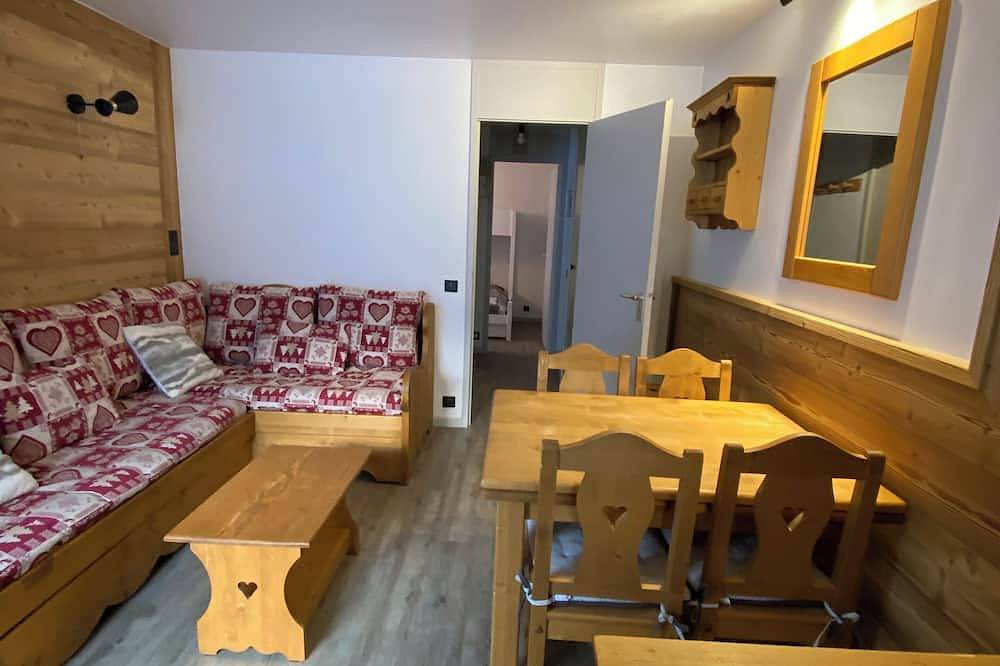 Ganze Wohnung, Charming T2 - At the foot of the slopes with parking, mountain view! in Valmorel, Les Avanchers-Valmorel