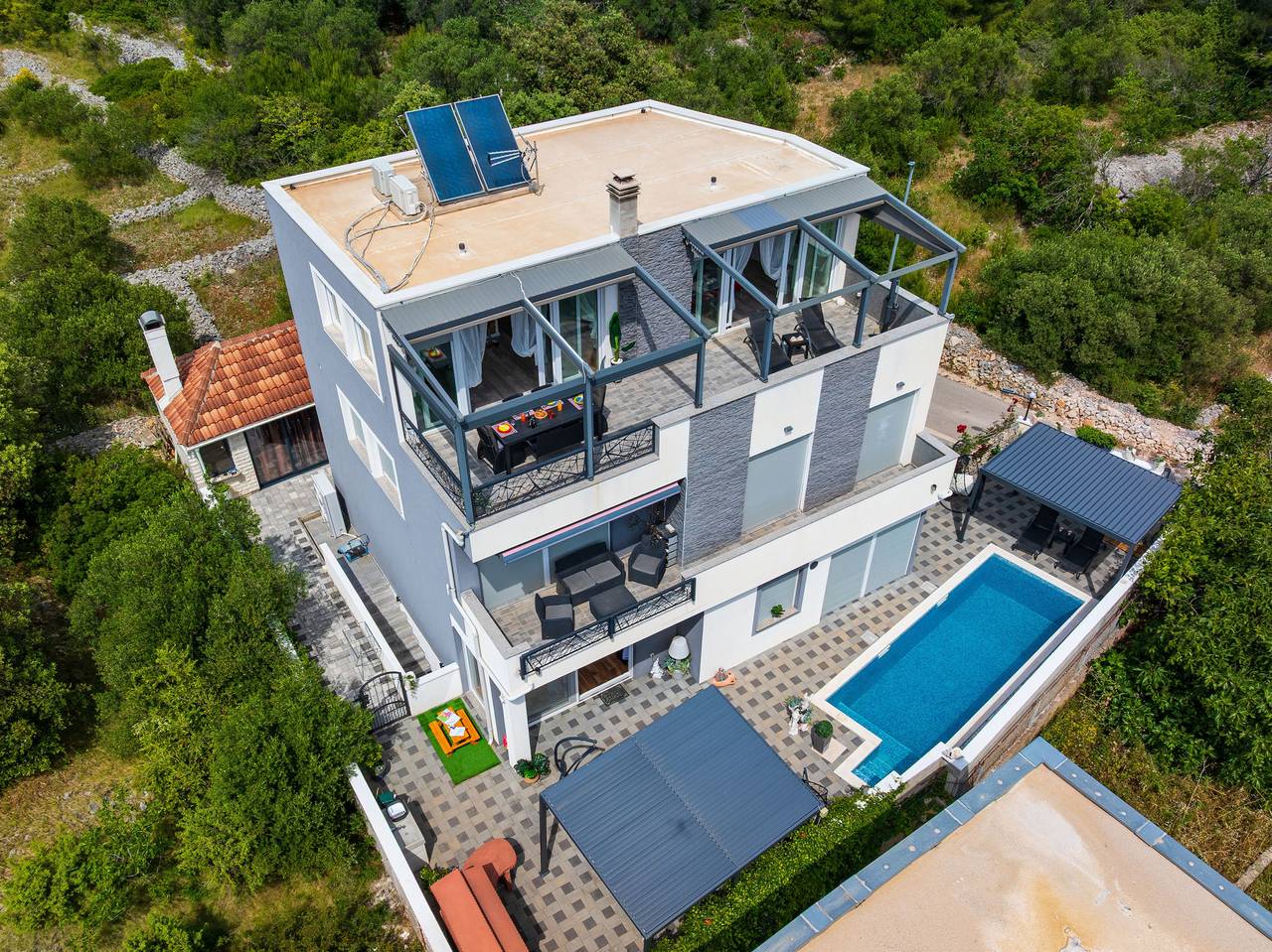 Ganze Wohnung, Sea view penthouse Nikita in Zaboric, Šibenik-Knin