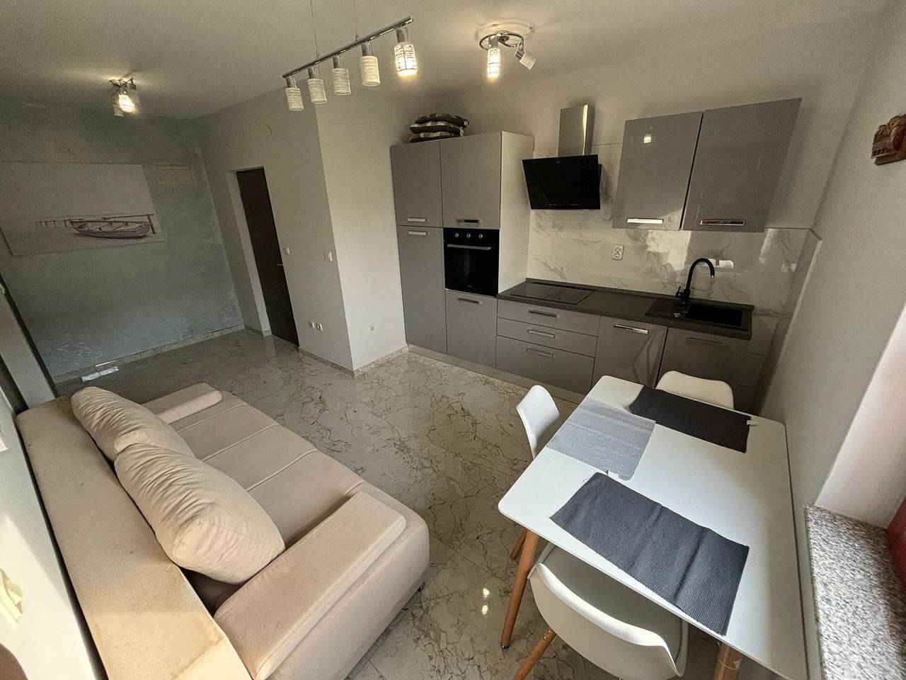 Entire apartment, One bedroom apartment with terrace Sukošan, Zadar A-12313-a in Sukosan, Zadar