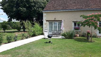 Gîte pour 2 personnes, avec jardin à Lussault-sur-Loire