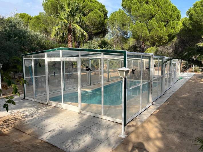 Casa rural para 11 personas, con jardín además de vistas y piscina, Se admiten mascotas en Cadalso de los Vidrios - 4