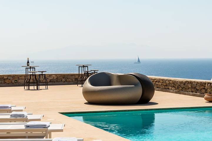 Maison de vacances pour 18 personnes, avec jardin dans Mykonos