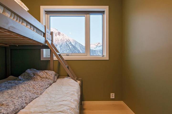 Blockhütte für 8 Personen, mit Garten und Sauna auf den Lofoten - 4