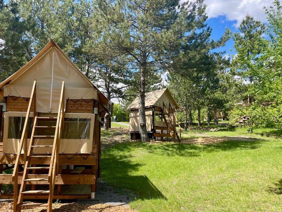 Camping Sunêlia la Baie de Saint Pol - Zelt 2 personen - Biwakzelt ohne Sanitäranlagen in Saint-Pol-de-Léon, Ceinture Dorée