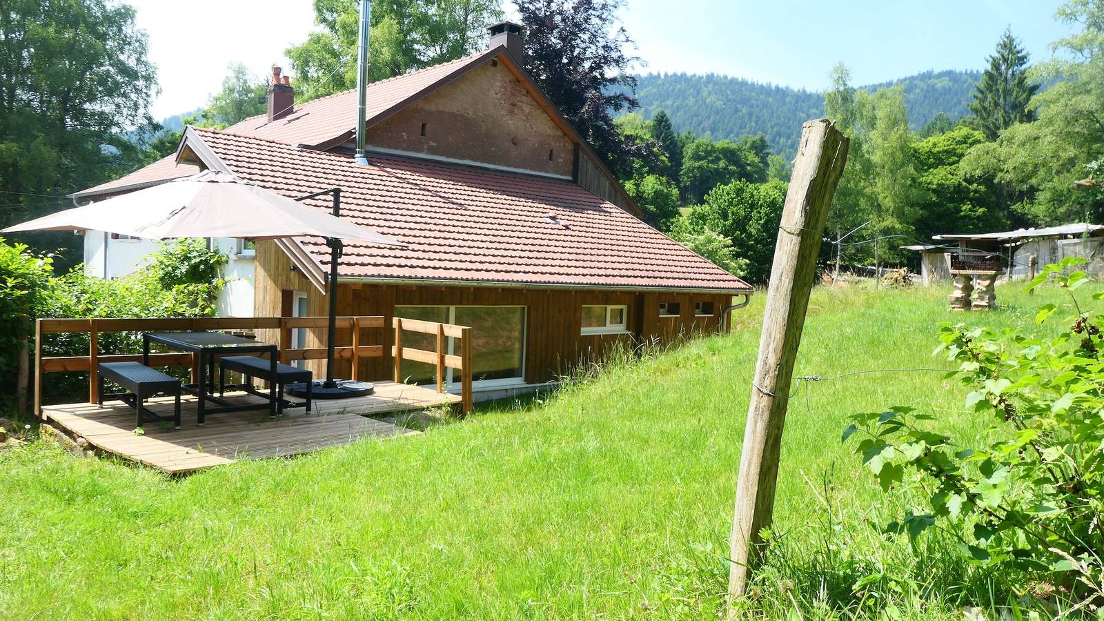 Ganze Wohnung, Ferienwohnung für 4 Personen mit Terrasse in Moussey (Vogesen), Sankt Didel