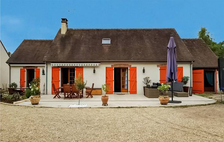 Maison de vacances pour 8 personnes, avec terrasse ainsi que piscine et jardin dans le Loir-et-Cher - 2