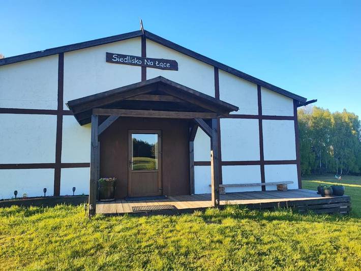 Apartament wakacyjny dla 12 osób, z sauna i widok oraz ogród w Grunwald
