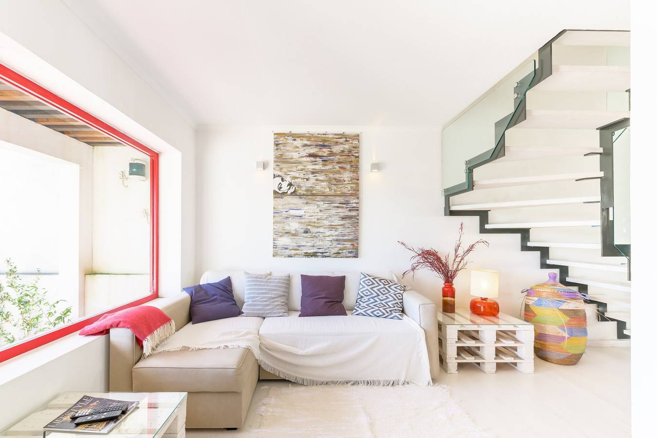 Holiday Home 'Stylish Alentejo Beach Houseporto' with Sea View, Private Terrace and Wi-Fi in Porto Covo, Costa Alentejana