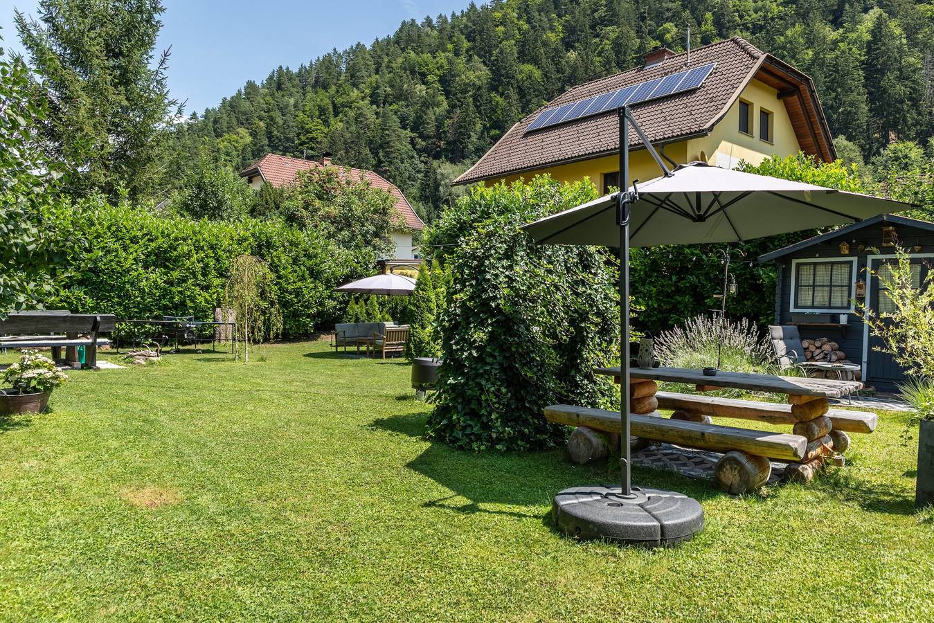Ganze Wohnung, Apartment „Kuhglocken“ mit Bergblick, Gemeinschaftsgarten und Wlan in Dobriach, Radenthein