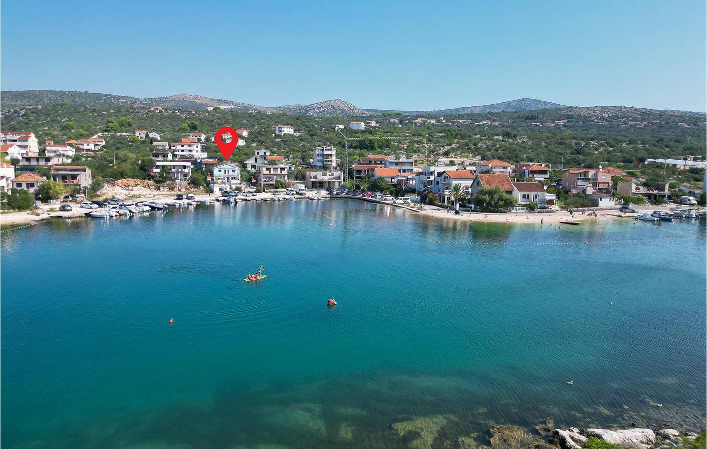 Holiday home for 8 people with terrace in Rogoznica, Šibenik-Knin