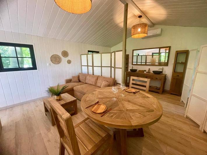 Chalet pour 2 personnes, avec terrasse et vue