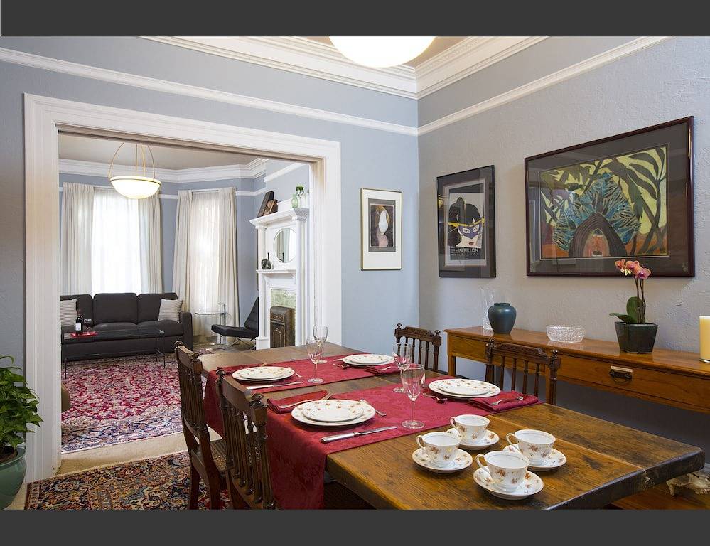 Ganze Wohnung, ❤️ Victorian Elegance. Relax & Work. Garage & Garden & Free Cleaning! in San Francisco, Nordkalifornien