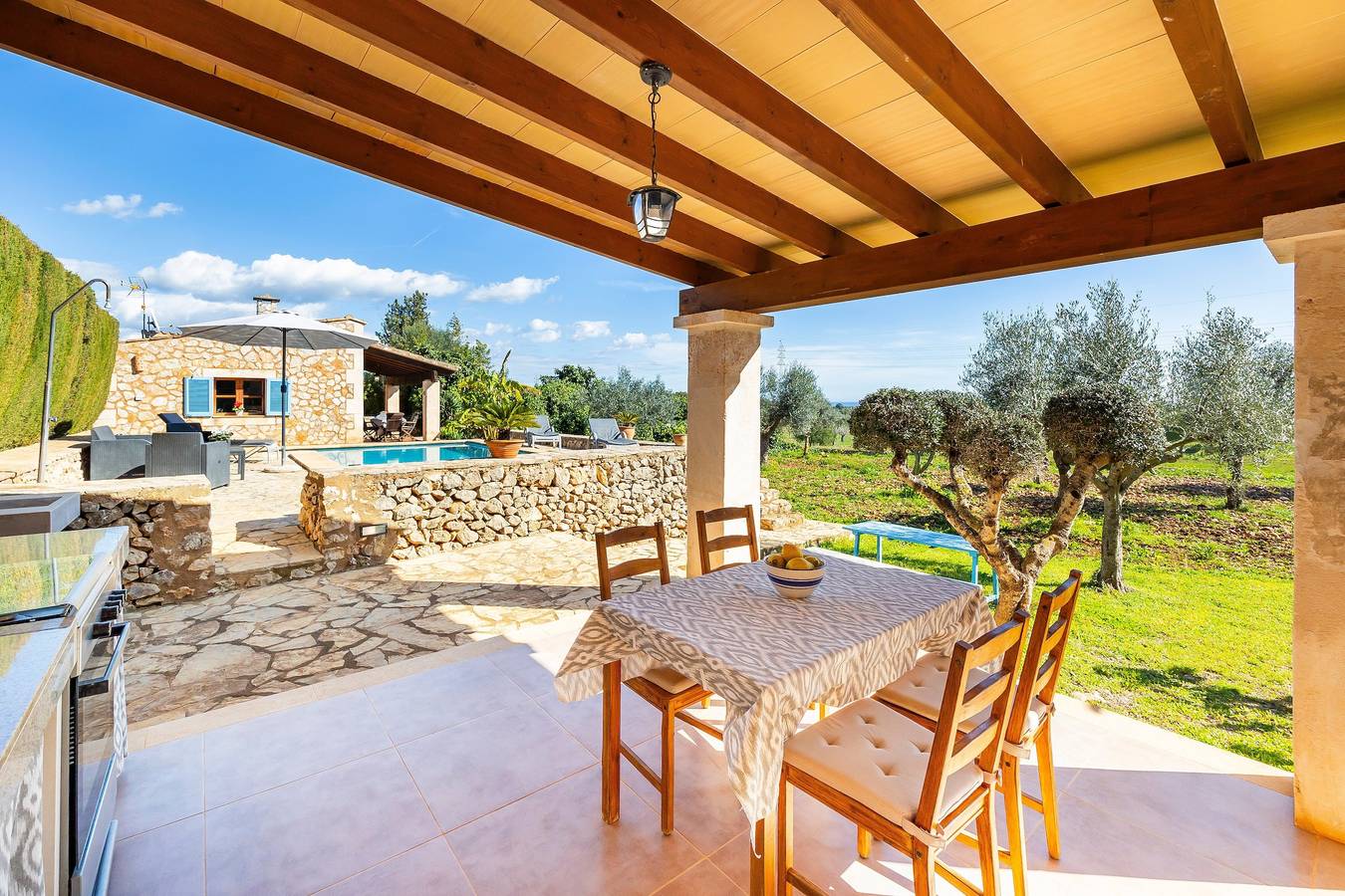 Country House 'Can Pascual' with Mountain View, Private Pool and Wi-Fi in Manacor, East Majorca
