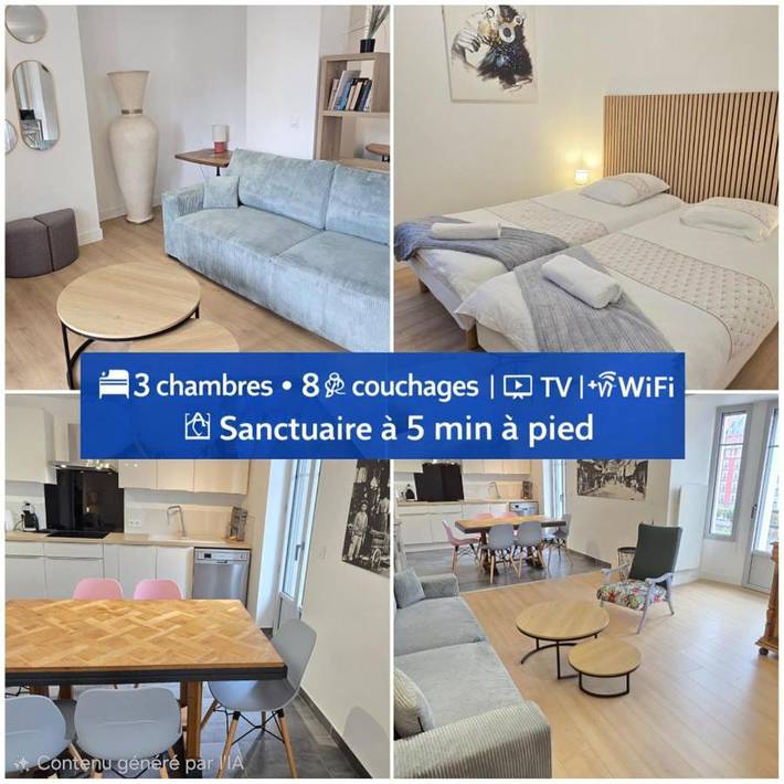 Apartamento de vacaciones para 8 personas, con vistas y balcón - 1