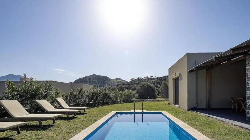 Ferienhaus für 5 Personen, mit Garten und Balkon sowie Pool in Plakias