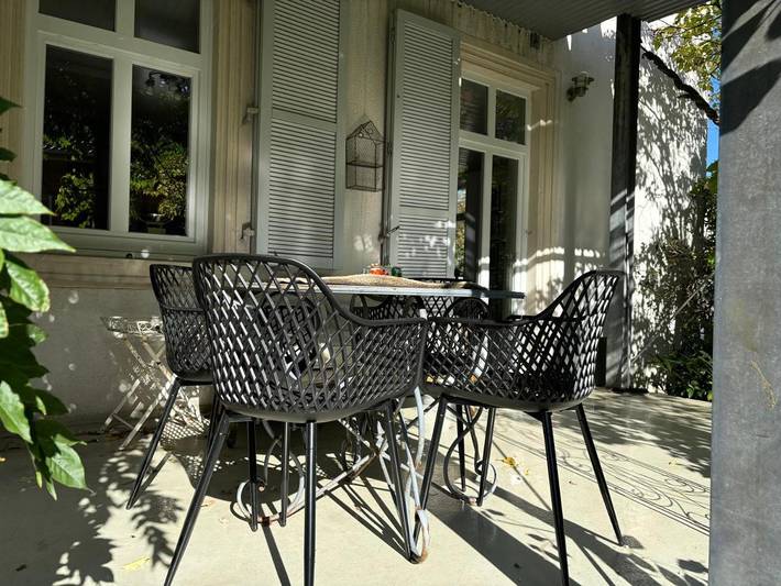 Ferienwohnung für 4 Personen, mit Balkon und Terrasse sowie Ausblick in Landau in der Pfalz