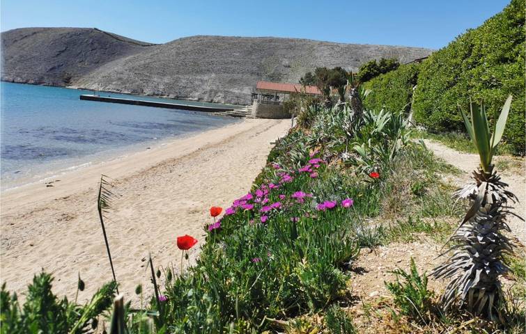 Acogedor apartamento a 1,5 km de la playa, con terraza y wifi in Vlašići, Pag