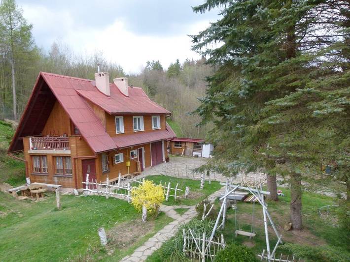 Domek letniskowy dla 10 osób, z widok i ogród, zwierzęta dozwolone w Podkarpacie