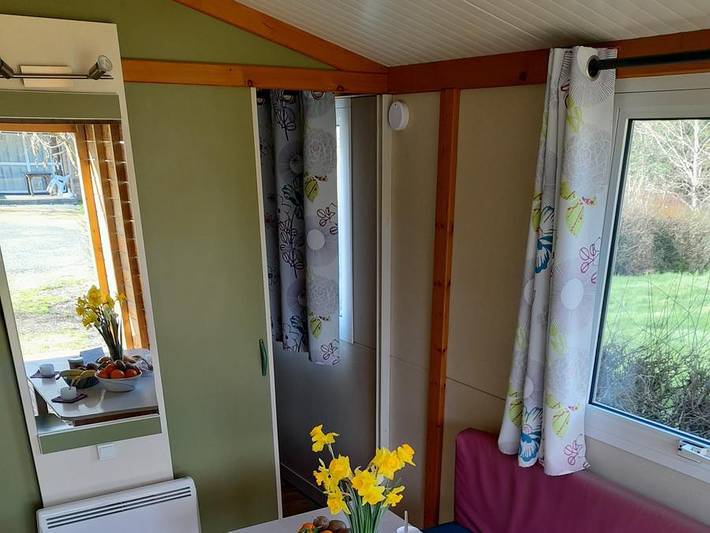 Camping Les Rulières - Chalet 5 personas - 2 habitaciones Club - Tv in Fontenay-le-Comte
