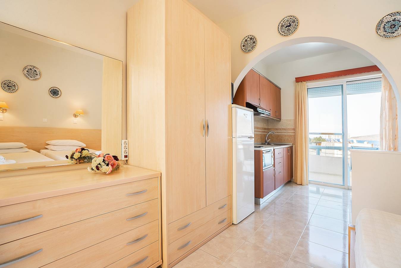 Vakantiehuis 'Olympus Tilos Apt Twin B1' met Zeezicht, Wifi en Airconditioning, foto 7