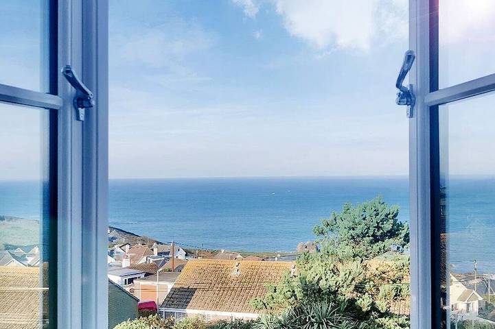 Ferienhaus für 8 Personen, mit Terrasse und Whirlpool sowie Garten in St. Ives