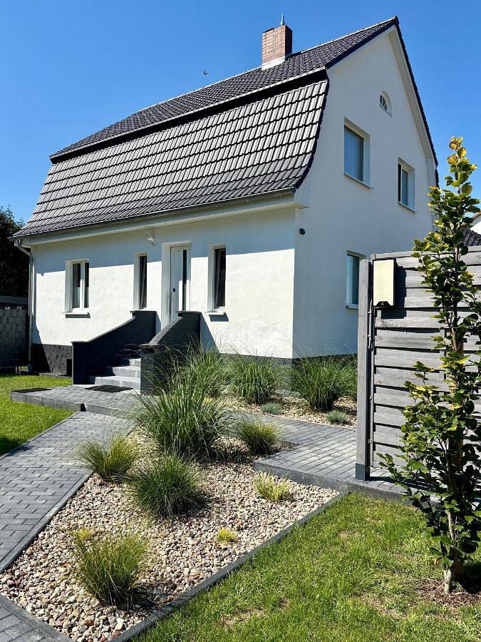 Ferienhaus für 6 Personen, mit Balkon und Garten in Trebbin