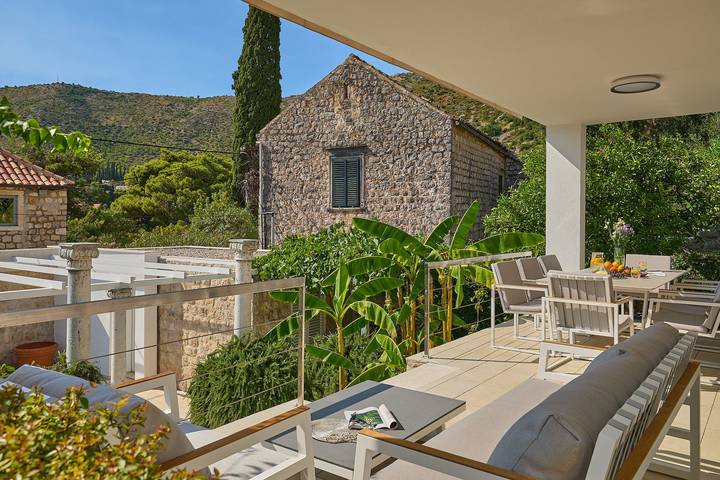 Villa für 10 Personen mit Pool in Zaton, Dubrovnik-Neretva