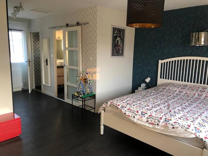 Chambre d’hôte pour 2 personnes, avec Terrasse et Jardin ainsi que Piscine et Vue