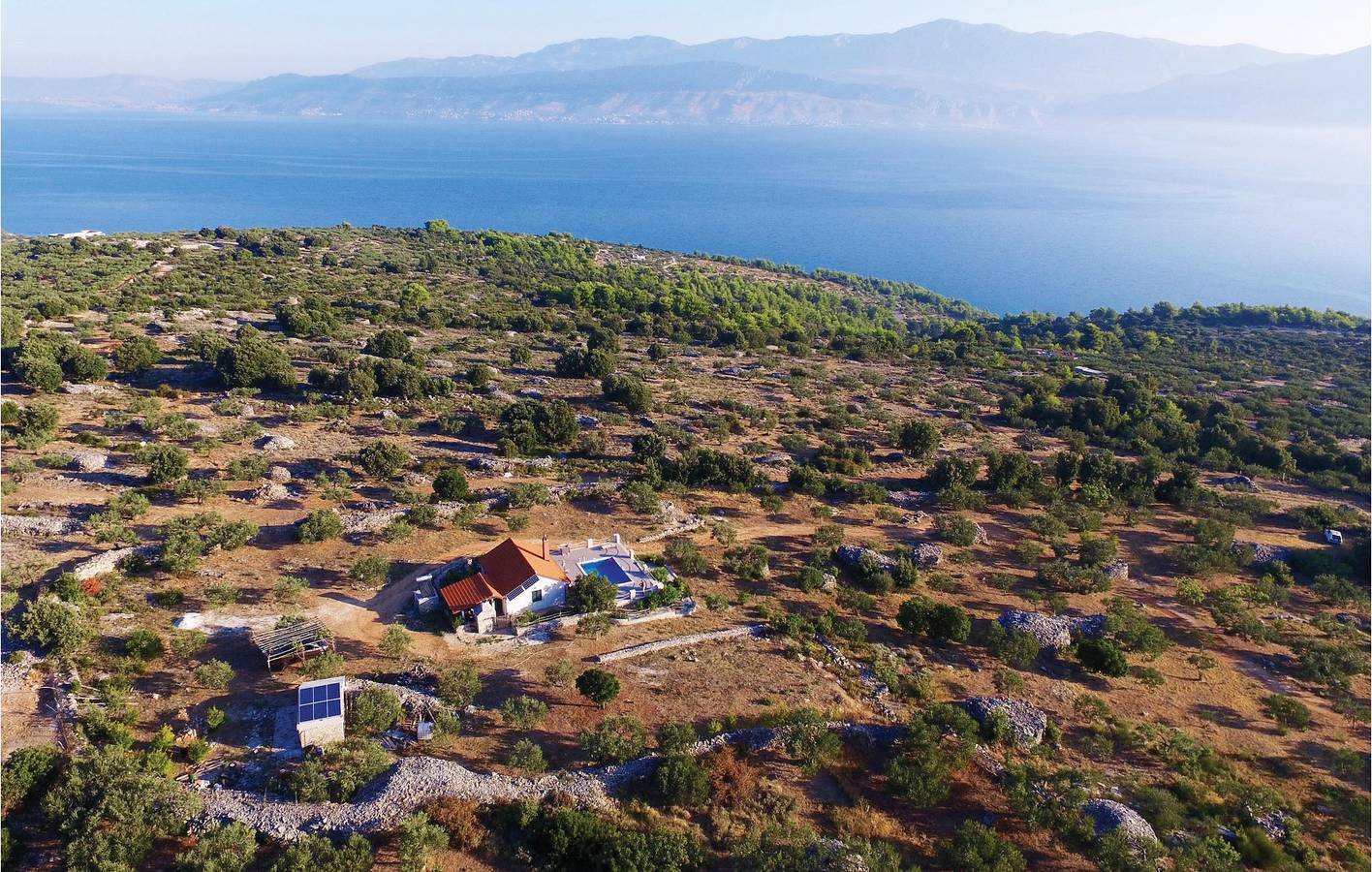 Ferienhaus für 6 Personen mit Terrasse in Postira, Brac