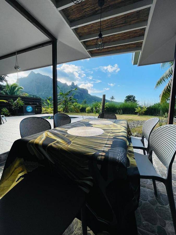 Villa pour 3 personnes, avec vue ainsi que terrasse et piscine dans Mo'orea - 2