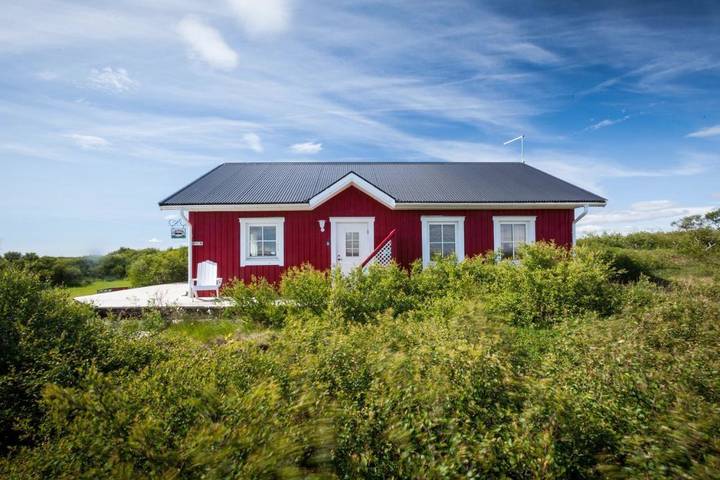 Ferienhaus für 6 Personen, mit Whirlpool und Garten in Island
