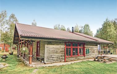 Ferienhaus für 9 Personen, mit Sauna und Garten sowie Terrasse und Seeblick, mit Haustier in Schweden