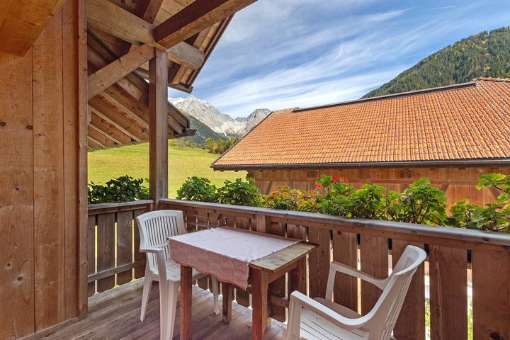 Wiejski domek dla 4 osób, z Balkon i Ogród w Kronplatz