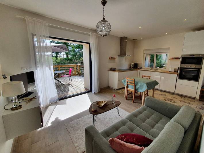 Gîte pour 2 personnes, avec Terrasse