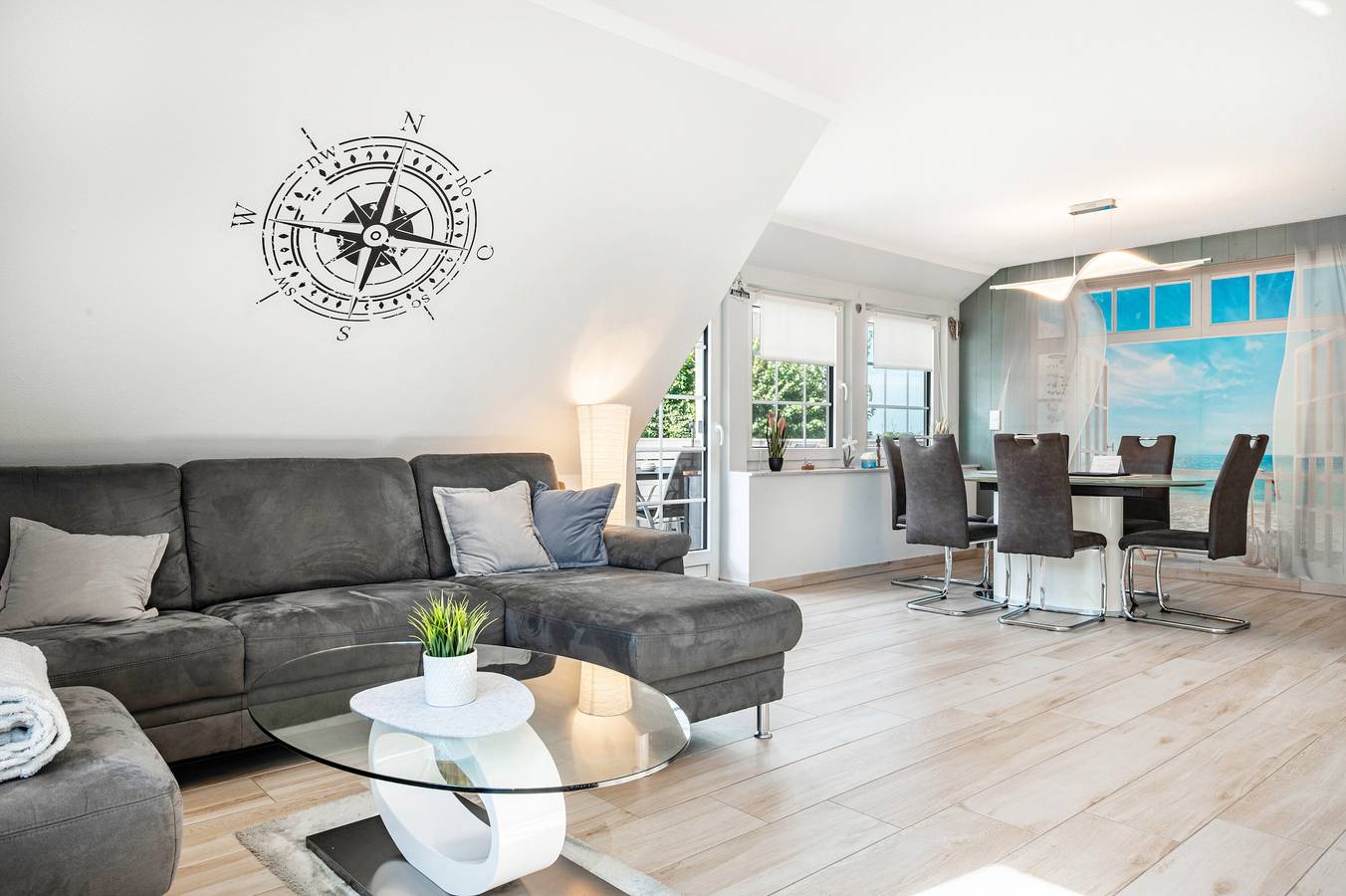Ganze Wohnung, Apartment 'Ankerplatz' mit Balkon und Wlan in Wischhafen, Cuxland