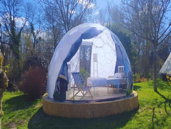 Camping pour 2 personnes, avec Balcon/Terrasse