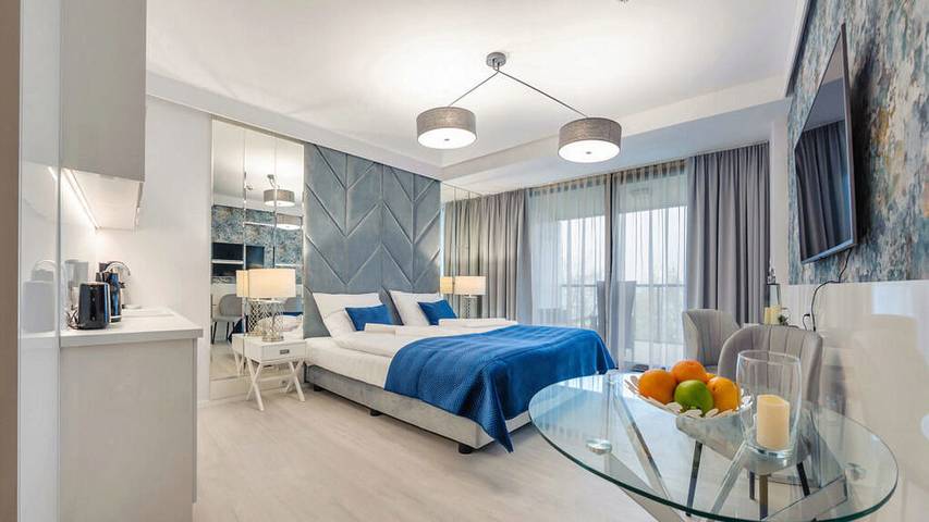 Ferienwohnung mit Meerblick für 2 Personen, mit Balkon und Whirlpool sowie Sauna in Kolberg