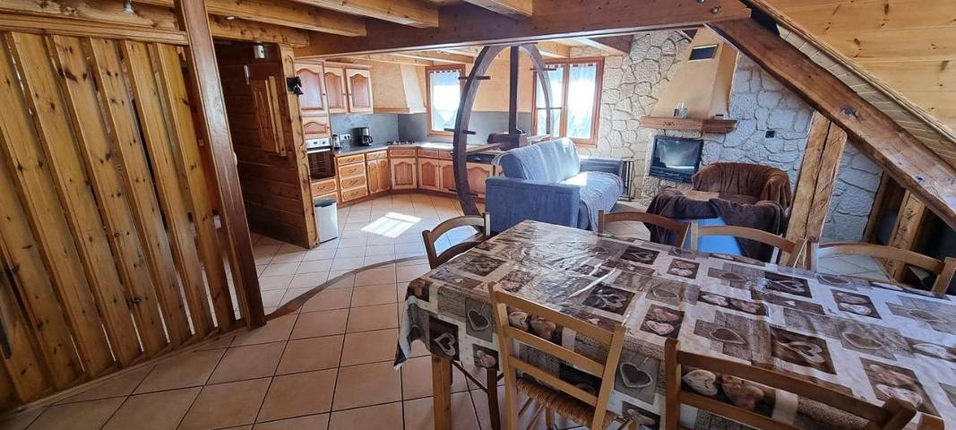 Gîte pour 8 personnes, avec Balcon et Vue à Ceillac
