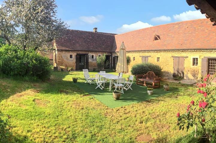 Maison de vacances pour 10 personnes, avec jardin, animaux acceptés à Marquay