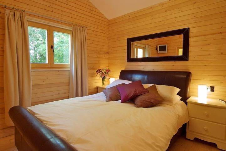 Log cabin for 4 people, with balcony in Richmond (Yorkshire)