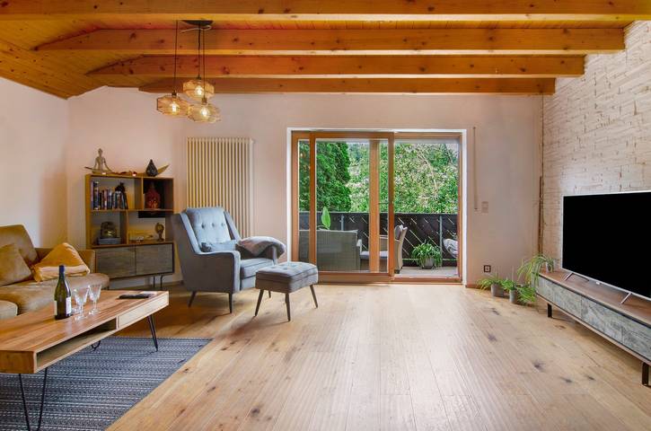 Ferienwohnung für 4 Personen, mit Balkon und Garten sowie Sauna am Bodensee