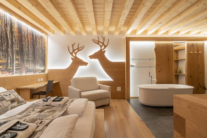 Agriturismo per 5 persone, con Idromassaggio e Giardino nonché Sauna in Provincia di Belluno