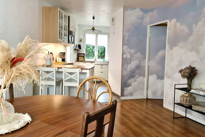 Appartement de vacances pour 6 personnes, avec jardin à Saint-Denis