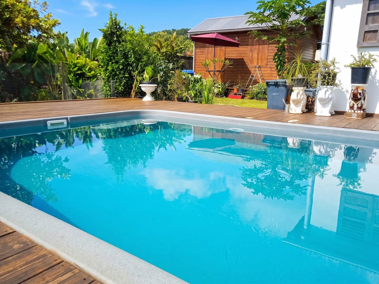 Gemütlicher Bungalow mit privatem Pool in Saint-Paul in Saint-Paul, La Réunion